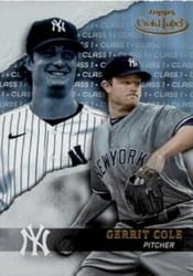 2020 Topps Gold Label Base Set Gerrit Cole #66 card
