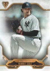 2020 Topps Triple Threads Base Set Gerrit Cole #61 card