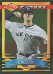 2021 Finest Flashbacks Base Set Gerrit Cole #94 card