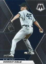 2021 Panini Mosaic Base Set Gerrit Cole #87 card