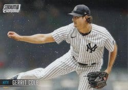 2021 Stadium Club Chrome Base Set Gerrit Cole #11 card