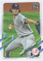 2021 Topps Base Set Gerrit Cole #95 card