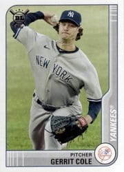 2021 Topps Big League Base Set Gerrit Cole #8 card