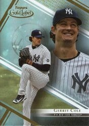 2021 Topps Gold Label Base Set Gerrit Cole #59 card