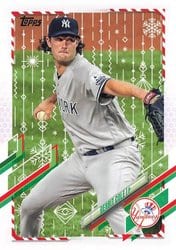 2021 Topps Holiday Base Set Gerrit Cole #HW220 card