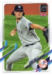 2021 Topps UK Edition Base Set Gerrit Cole #166 card