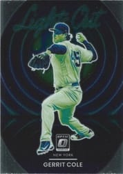 2022 Donruss Optic Lights Out Gerrit Cole #LO-13 card