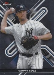 2022 Finest Base Set Gerrit Cole #75 card