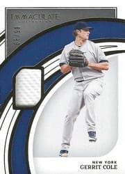 2022 Panini Immaculate Collection Base Set Gerrit Cole #26 card