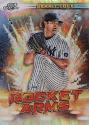 2022 Topps Cosmic Chrome Rocket Arms Gerrit Cole #RA-1 card