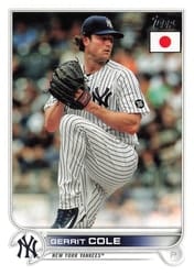 2022 Topps Japan Edition Base Set Gerrit Cole #207 card