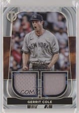 2022 Topps Tribute Dual Relics Gerrit Cole #DR-GC card