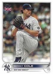 2022 Topps UK Edition Base Set Gerrit Cole #56 card