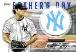 2023 Topps Father's Day Commemorative Team Patches Gerrit Cole #FD-GC card