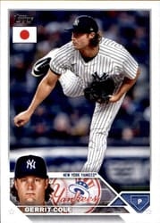 2023 Topps Japan Edition Base Set Gerrit Cole #212 card