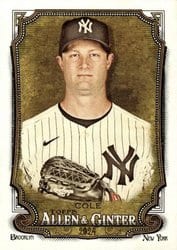 2024 Topps Allen & Ginter Base Set Gerrit Cole #25 card