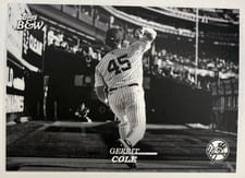 2024 Topps Black & White Base Set Gerrit Cole #100 card