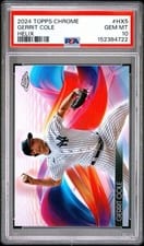 2024 Topps Chrome Helix Gerrit Cole #HX-5 card