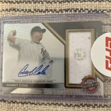 2024 Topps Chrome Topps Chrome Authentics Autographs Gerrit Cole #TCAA-GC card
