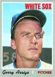 1970 Topps Base Set Gerry Arrigo #274 card