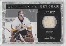 2022-23 Upper Deck Artifacts Net Gear Gerry Cheevers #NG-GC card