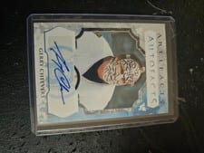 2023-24 Upper Deck Artifacts Autograph Facts Gerry Cheevers #AF-GC card