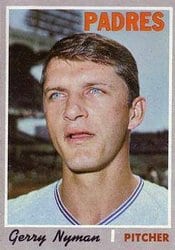 1970 Topps Base Set Gerry Nyman #644 card
