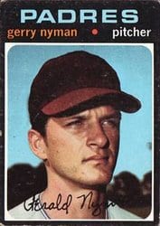 1971 Topps Base Set Gerry Nyman #656 card