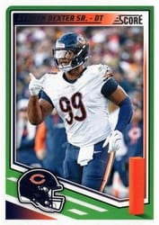 2025 Score Base Set Gervon Dexter Sr. #189 card