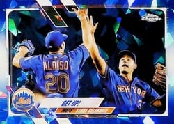 2021 Topps Chrome Sapphire Edition Base Set Get Up! #210 card