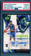 2023-24 Panini Court Kings Heir Apparent Autographs GG Jackson II #HA-GGJ card