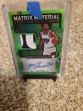 2024-25 Panini Obsidian Matrix Material Autos GG Jackson II #MM-GGJ card