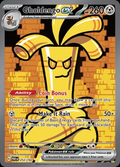 2023 Paradox Rift Gholdengo ex #252 card