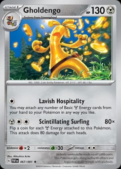 Paldean Fates Gholdengo #67 card