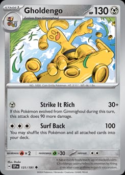 Surging Sparks Gholdengo #131 card