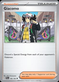 Paldea Evolved Giacomo #182 card