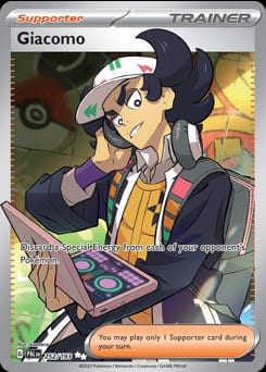 Paldea Evolved Giacomo #252 card