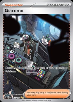 Paldea Evolved Giacomo #267 card