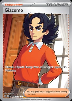 Prismatic Evolutions Giacomo #138 card