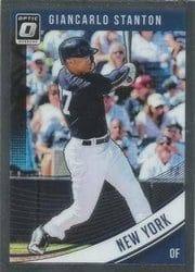 2018 Donruss Optic Base Set Giancarlo Stanton #109 card