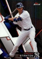 2018 Finest Base Set Giancarlo Stanton #29 card