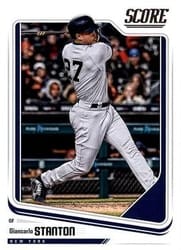 2018 Panini Chronicles Score Giancarlo Stanton #22 card