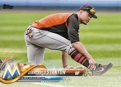 2018 Topps Base Set Giancarlo Stanton #100 card