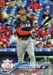 2018 Topps Base Set Giancarlo Stanton #45 card