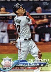 2018 Topps Base Set Giancarlo Stanton #64 card