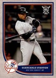 2018 Topps Big League Base Set Giancarlo Stanton #171 card
