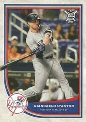 2018 Topps Big League Base Set Giancarlo Stanton #171b card