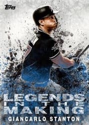 2018 Topps Legends in the Making (Series One) Giancarlo Stanton #LTM-GS card