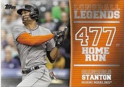 2018 Topps Longball Legends Giancarlo Stanton #LL-38 card