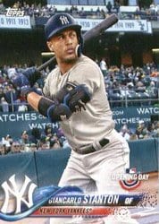 2018 Topps Opening Day Base Set Giancarlo Stanton #60 card